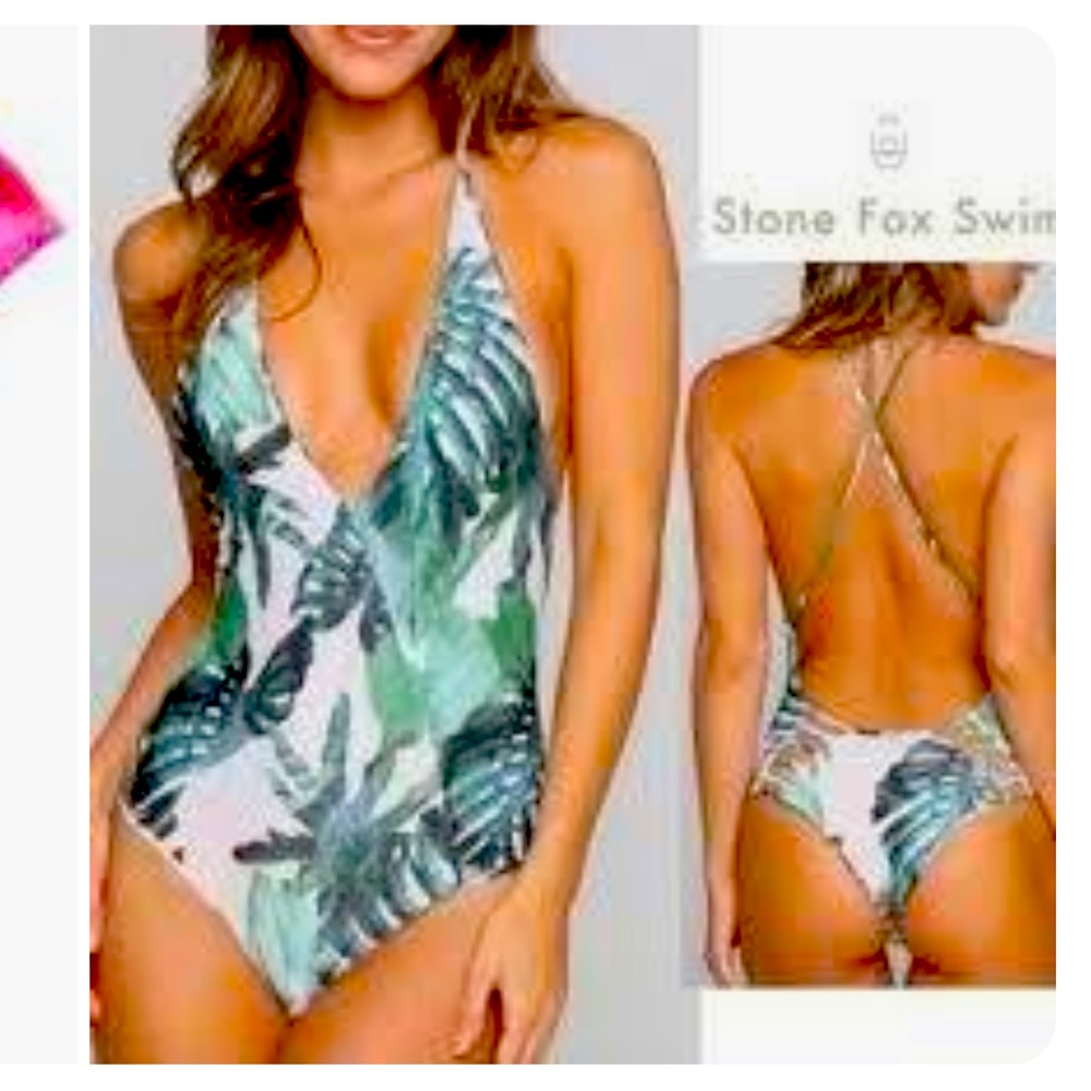 Stone Cold Fox One Piece Swimsuit Size M
